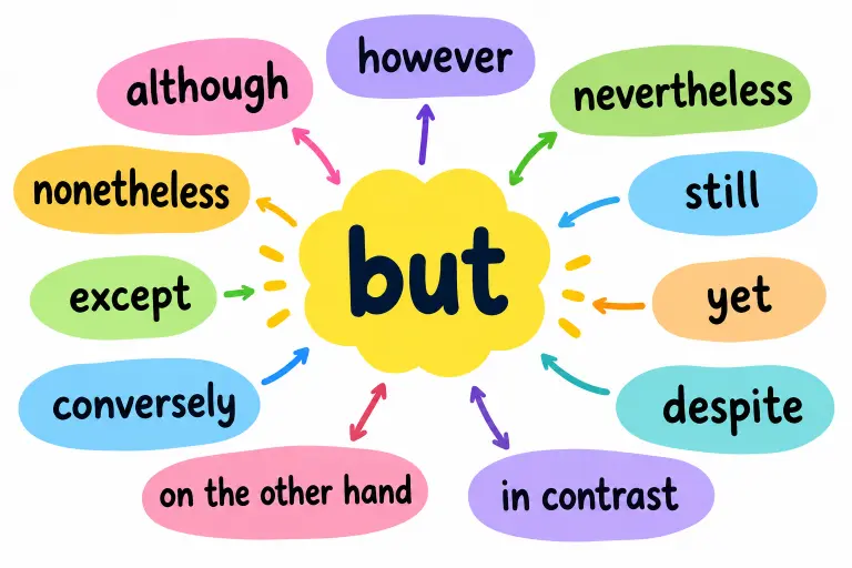 synonyms for but