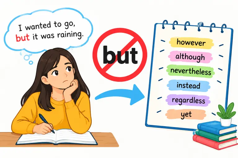 How to Replace “But” in a Sentence